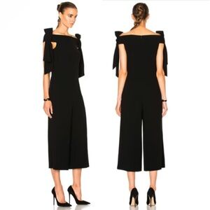 Tibi Tie Shoulder Jumpsuit